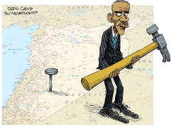 EL PROBLEMA DE SIRIA PARECE UN CLAVO  by Daryl Cagle