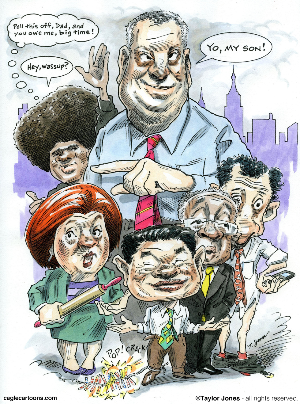  NEW YORK MAYORAL CANDIDATES  by Taylor Jones