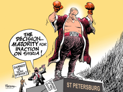 PUTIN IN ST PETERSBURG by Paresh Nath