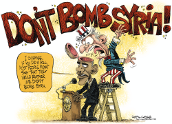 DON'T BOMB SYRIA by Daryl Cagle