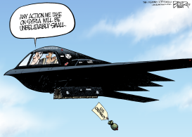 BOMBING ON SYRIA by Nate Beeler