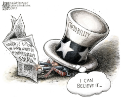 US CREDIBILITY by Adam Zyglis