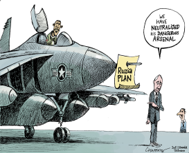 RUSSIA PLAN FOR SYRIA by Patrick Chappatte