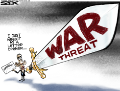 OBAMA WAR by Steve Sack