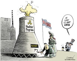 NORTH KOREA RESTARTS NUCLEAR PROGRAM by Patrick Chappatte