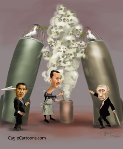 OBAMA AND PUTIN ABOUT ASSAD MAKING GAS by Riber Hansson