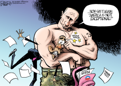 PUTIN AND OBAMA by Nate Beeler