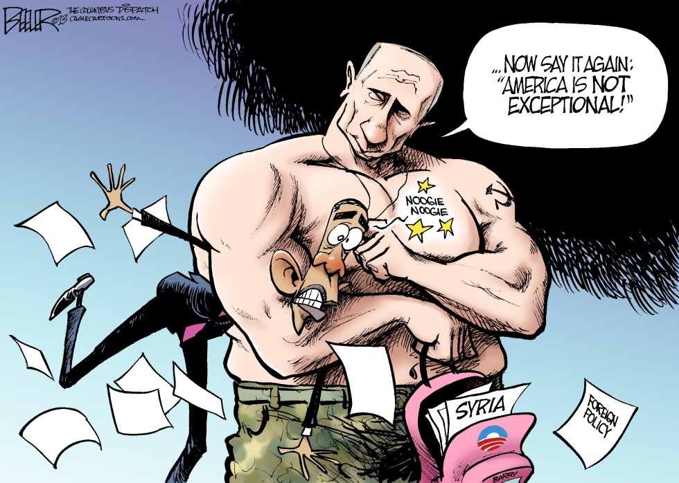  PUTIN AND OBAMA by Nate Beeler