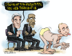 PUTIN TWERKING by Daryl Cagle