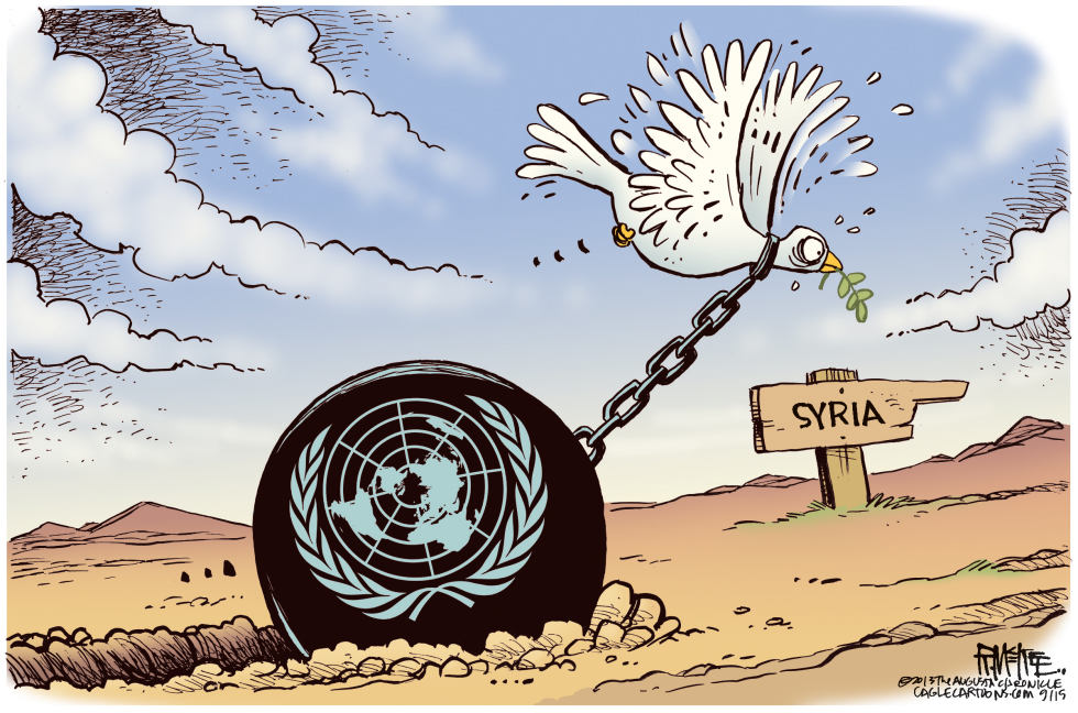  UN ANCHOR by Rick McKee