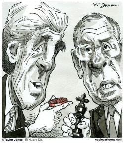 JOHN KERRY AND SERGEI LAVROV  by Taylor Jones