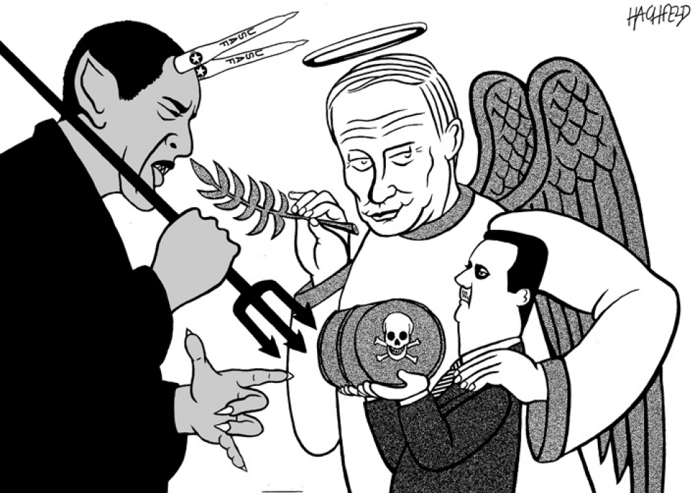  OBAMA, PUTIN, ASSAD by Rainer Hachfeld