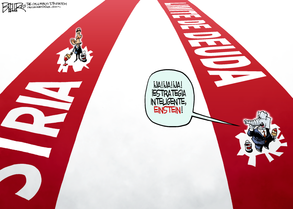  DELINEADORES ROJOS  by Nate Beeler