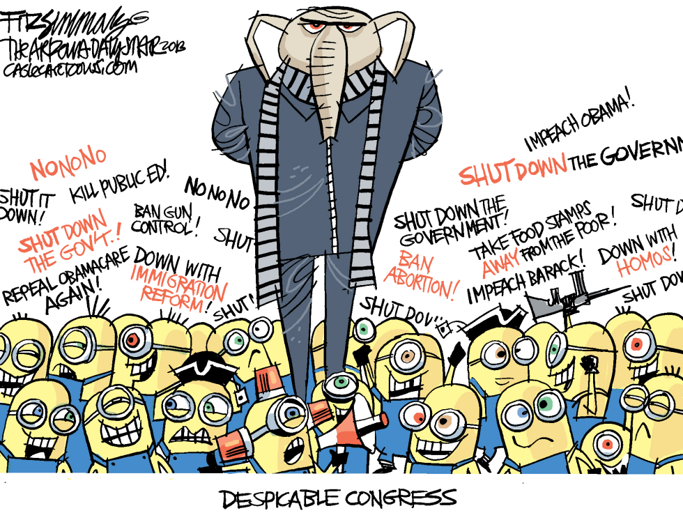  DESPICABLE CONGRESS by David Fitzsimmons