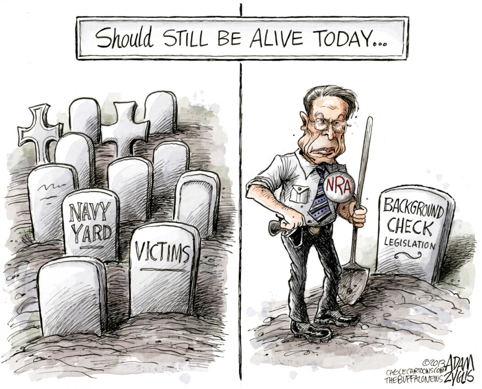  GUN TRAGEDIES by Adam Zyglis