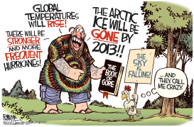 GLOBAL WARMING ALARMISTS by Rick McKee