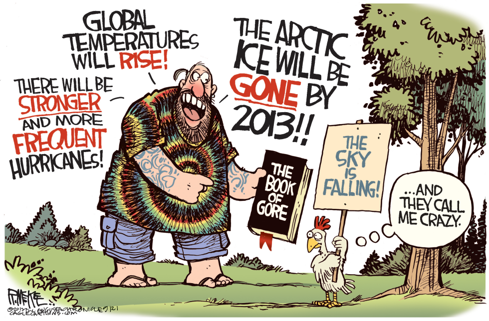  GLOBAL WARMING ALARMISTS by Rick McKee