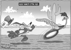 DETENIENDO AL OBAMACARE by Bob Englehart