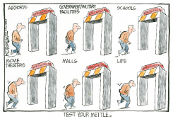 TEST YOUR METTLE by Jeff Koterba