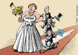 ANGELA MERKEL by Patrick Chappatte