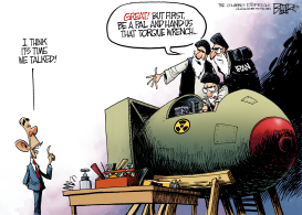 OBAMA AND IRAN by Nate Beeler