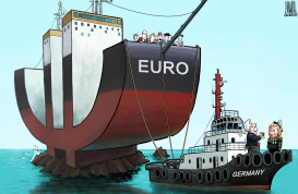 WAITING TO SAVE THE EURO by Luojie