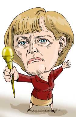 ANGELA MERKEL ALEMANIA by Arcadio Esquivel