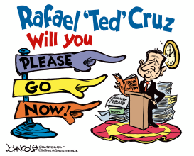 CRUZ AND DR SEUSS by John Cole