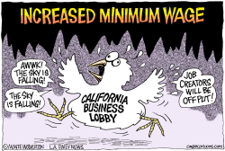 LOCAL-CA MINIMUM WAGE SKY FALLING by Wolverton