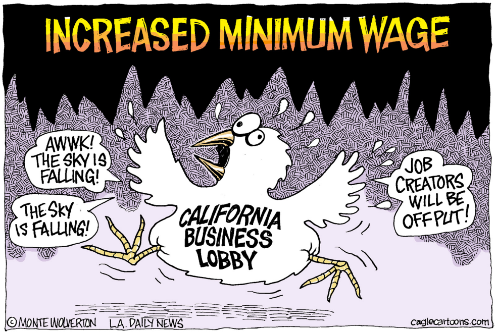  LOCAL-CA MINIMUM WAGE SKY FALLING by Wolverton