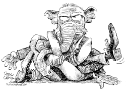 GOP TIED UP IN A KNOT  by Daryl Cagle