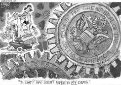 TEA PARTY COURAGE by Pat Bagley