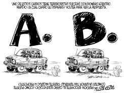 DISPARA AL CARRO by Daryl Cagle