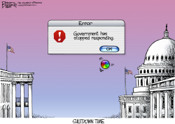 SHUTDOWN by Nate Beeler