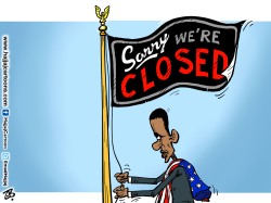 GOV SHUT DOWN by Emad Hajjaj