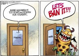 HALLOWEEN MONSTER by Nate Beeler