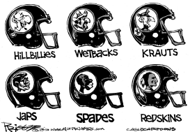 WASHINGTON REDSKINS by Milt Priggee