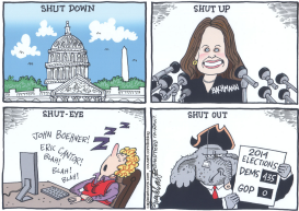 SHUTDOWN by Bob Englehart