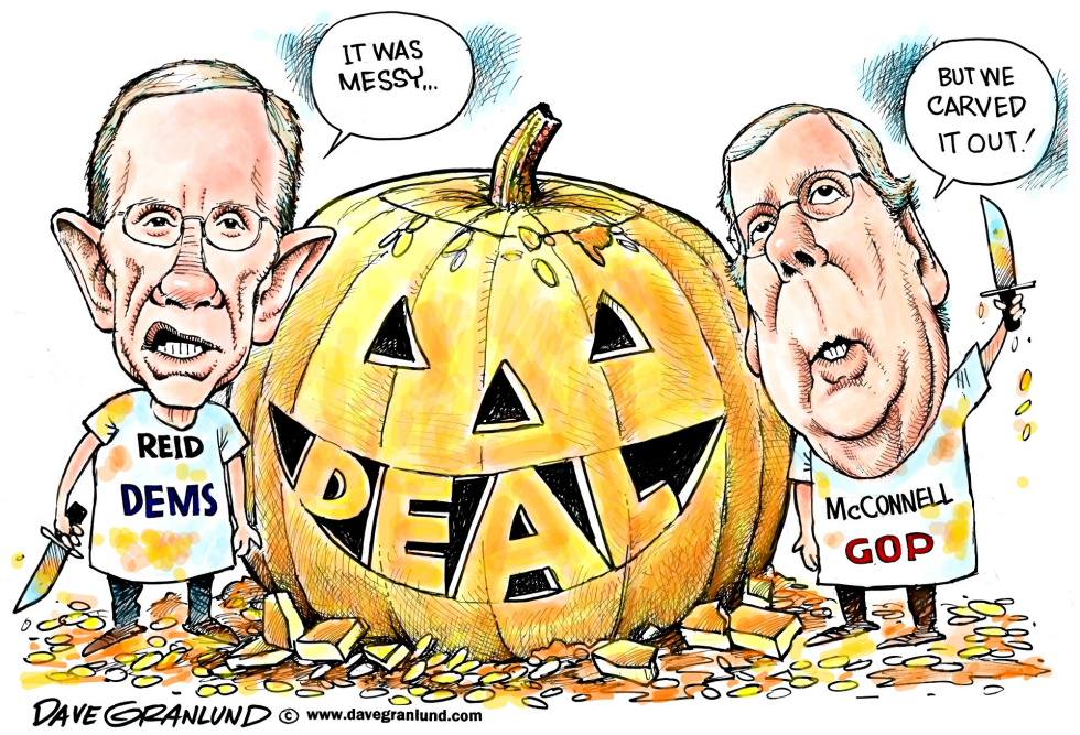  SENATE DEAL by Dave Granlund