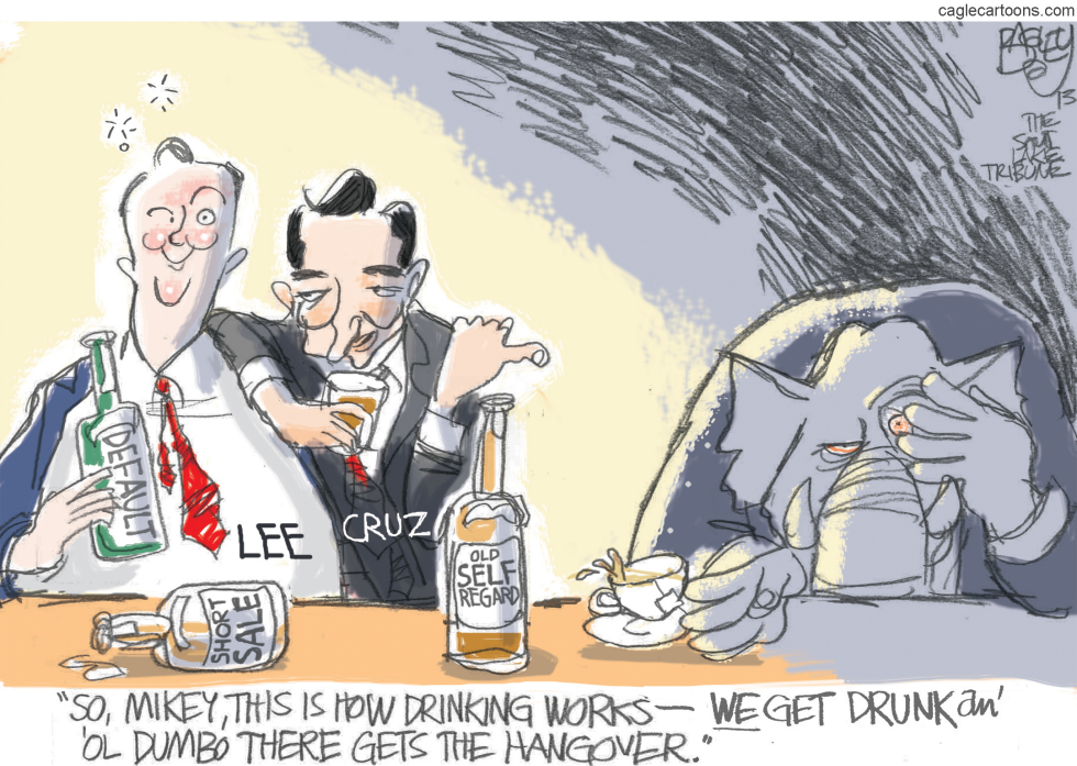  DEFAULT DRINKING GAME  by Pat Bagley