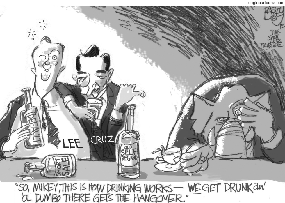  DEFAULT DRINKING GAME by Pat Bagley