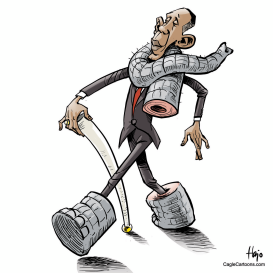 OBAMA BEATS THE GOP -  by Hajo de Reijger