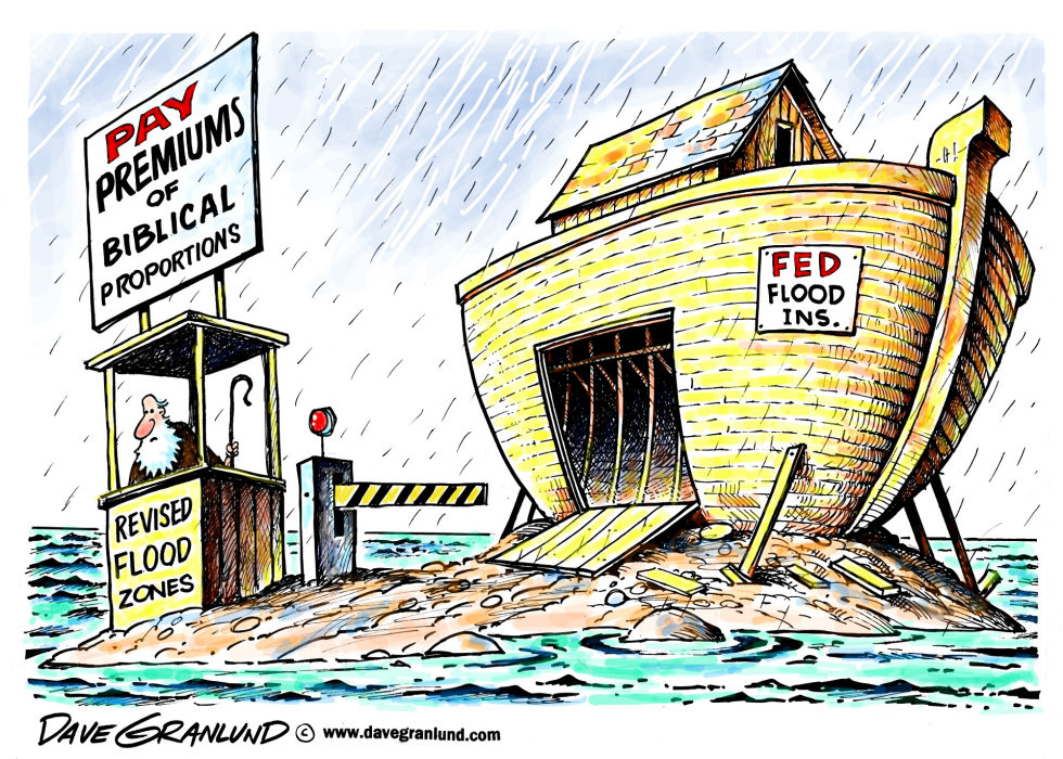  FLOOD INSURANCE RATES by Dave Granlund