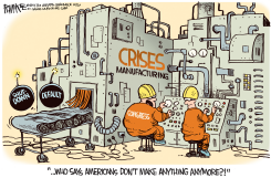 MANUFACTURING CRISES by Rick McKee