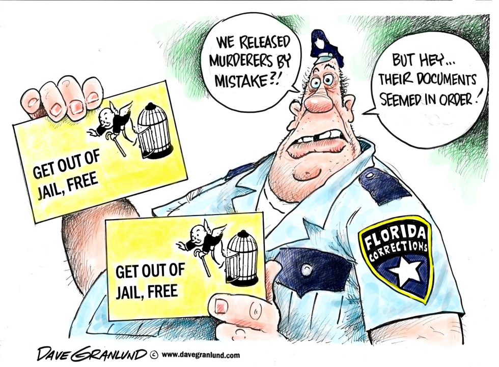  FLORIDA KILLERS RELEASED by Dave Granlund