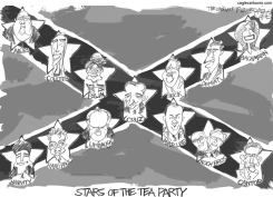 TEA PARTY HEROES by Pat Bagley