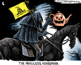 THE HEADLESS HORSEMAN by Kevin Siers