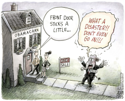 OBAMACARE DISASTER by Adam Zyglis