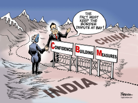 INDIA, CHINA BORDER PACT by Paresh Nath