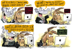 OBAMACARE WEBSITE by Daryl Cagle